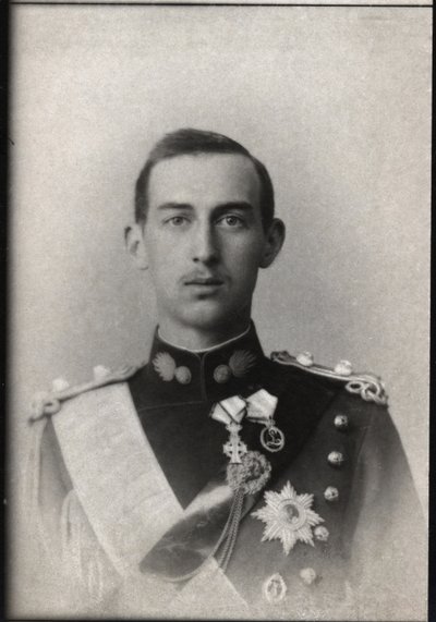 Portrait of Prince Nicholas of Greece and Denmark by French Photographer